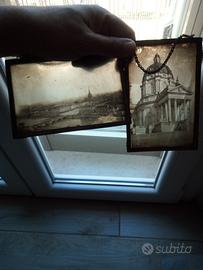 foto antiche su vetro ambrotipie di Torino rare