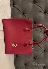 Borsa Micheal Kors e portafoglio bordeaux