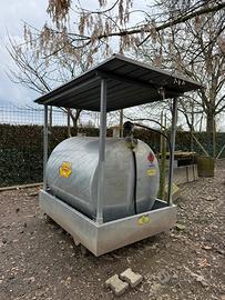 Cisterna gasolio 2200 litri zincata
