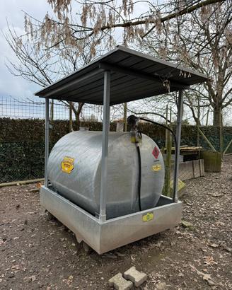 Cisterna gasolio 2200 litri zincata