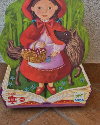 Puzzle sagomato Cappuccetto Rosso 