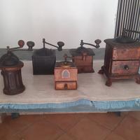 Set 6 macinacaffè antichi