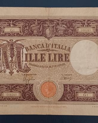 Banconote lira italiana lire 