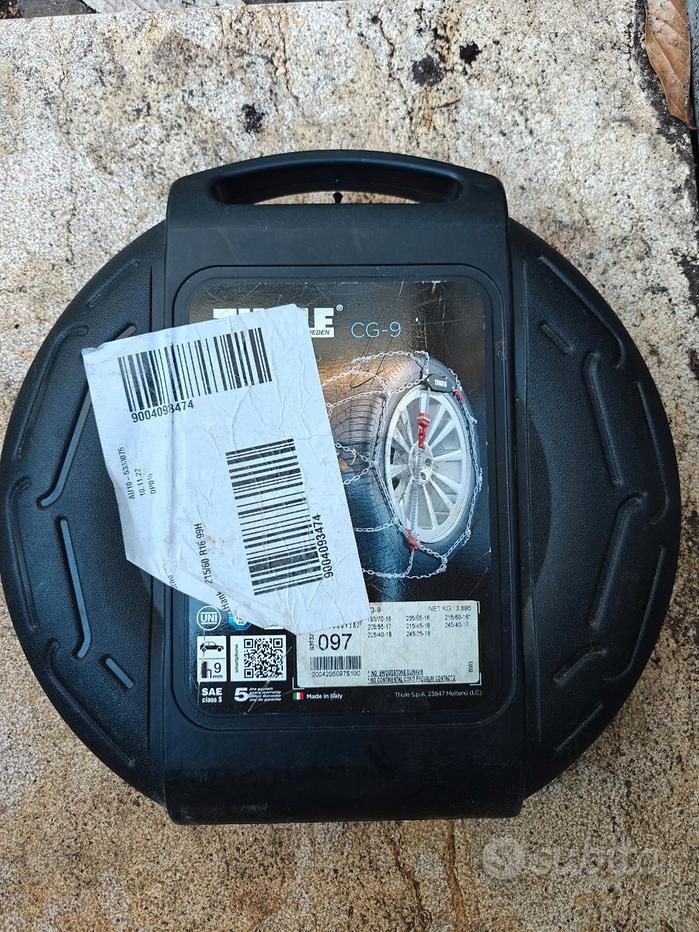 Catene Da Neve 225/45 R17 In Acciaio 9 Mm – Modello A Rombo, Omologate ONORM V5117, Montaggio Veloce In Meno Di 3 Minuti