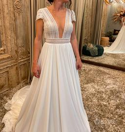 Abito da sposa Julie Vino originale, taglia 38
