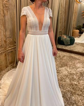 Abito da sposa Julie Vino originale, taglia 38