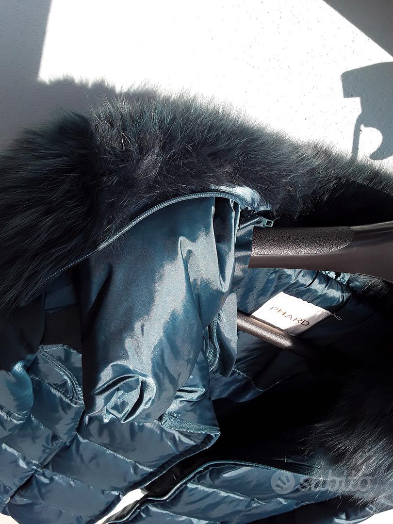 Phard Piumino vera piuma d'oca, verde, donna! Abbigliamento e