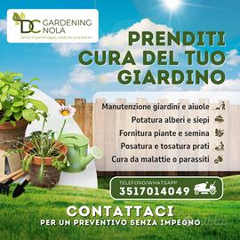 Giardinaggio e cura del verde - DC Gardening Nola