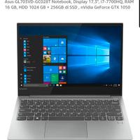 Notebook Asus GL703VD-GC028T