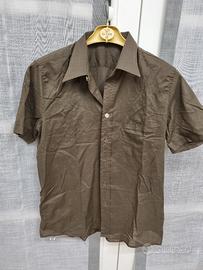 Camicia uomo verde militare/marroncina.
