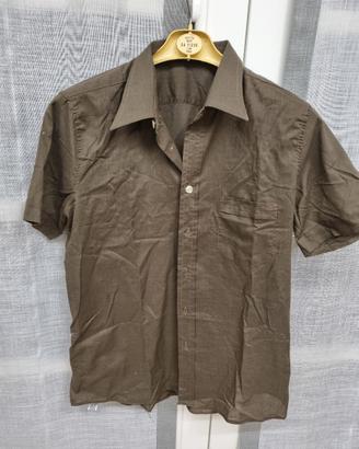 Camicia uomo verde militare/marroncina.