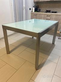 Tavolo Calligaris con vetro temperato