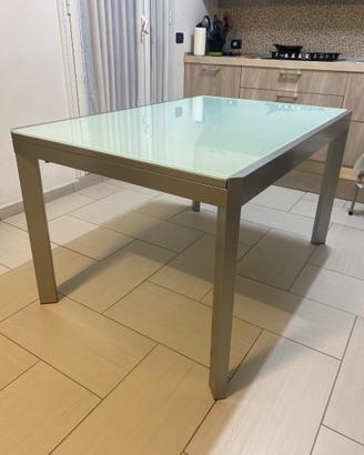 Tavolo Calligaris con vetro temperato