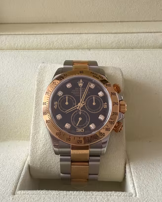 Rolex Daytona 116523 nero diamanti 💎FULL SET