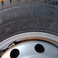 4 Gomme camper Michelin con cerchi