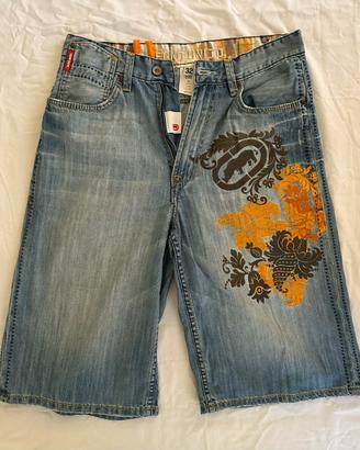 Jeans Corti Ecko Unltd Stile Streetwear Y2K