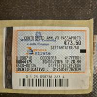 Marca da bollo per passaporto 