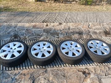 gomme estive + cerchi lega 195-45-16