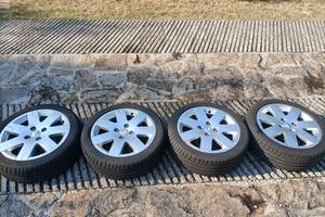 gomme estive + cerchi lega 195-45-16