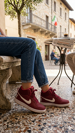 Nike Court Borough Mid N38- Come Nuove
