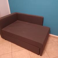 Divano allungabile con cassettone