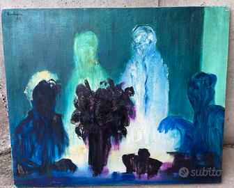 Barbieri Eugenio olio su tela