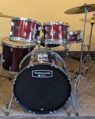 Kit Batteria Mapex Tornado con accessori completo