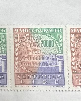 Marca da bollo ilire 20.000