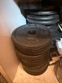 Set dischi ghisa per manubri (1, 2, 5 kg)