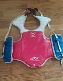 Corpetto Taekwondo/Nippon Kempo Wacoku WTF tg. 2