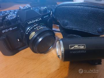 Yashica FX-3 Super 2000 + Flash Metz