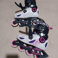 Rollerblade bambina 30-32 + con protezioni