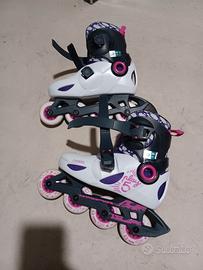 Rollerblade bambina 30-32 + con protezioni