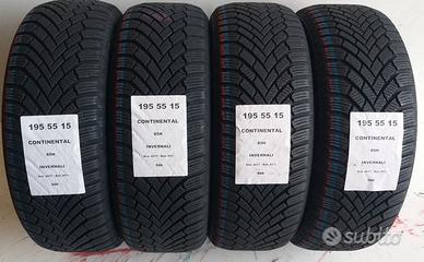 4 gomme 195 55 15 continental a506