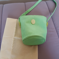 Borsa Coccinelle verde acqua