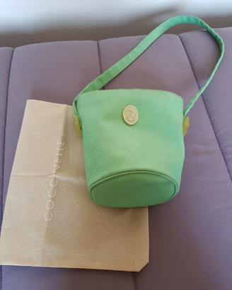 Borsa Coccinelle verde acqua