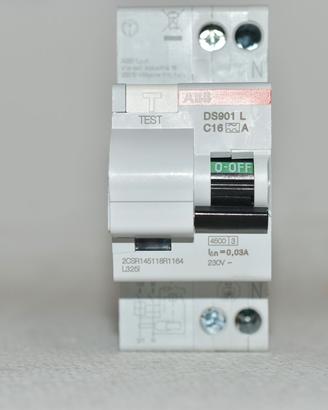 Differenziale Magnetotermico ABB DS 901 L C16 30mA
