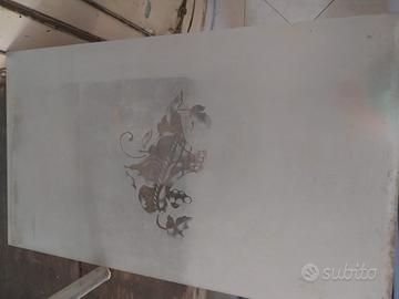Lastra vetro decorativa