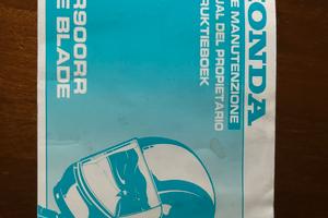 Manuale uso e manutenzione Honda Cbr 900 rr Fire B