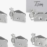 segnaposto in topolino e formaggio 