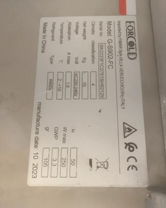 Frigo forcold saldette due ante