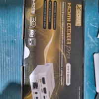 Extender  hdmi su ethernet 60m con porta passante