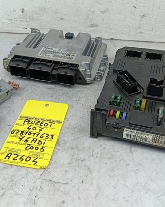 KIT CENTRALINA MOTORE PEUGEOT 407 Berlina 02810116