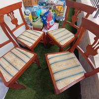 sedie in arte povera