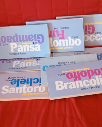 Lotto 8 libri Tra cronaca e storia 1994 - l'Unita 