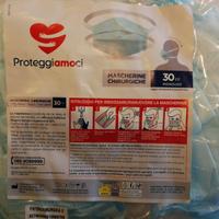 mascherine chirurgiche 30 pezzi nuove monouso