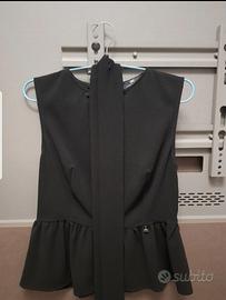 Blusa peplum smanicata nuova Elisabetta Franchi