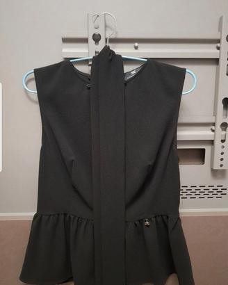 Blusa peplum smanicata nuova Elisabetta Franchi