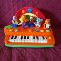 Gioco pianola musicale personaggi animati