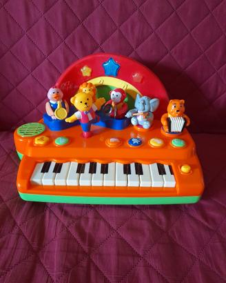Gioco pianola musicale personaggi animati